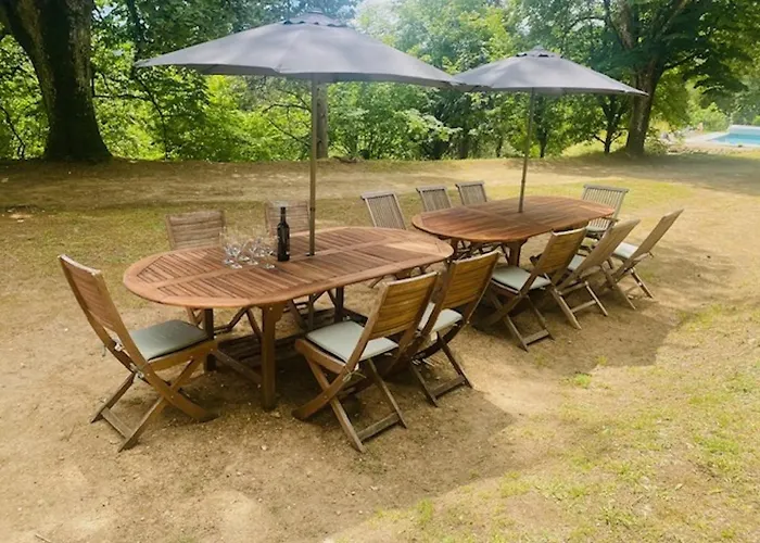 Grand Manoir Avec Terrasse Et Piscine Pour 10 * سان-ليون-سور-فيزير